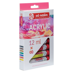 Set culori acrilice Art Creation 12 ml x 8 - 9021708M