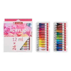 Set culori acrilice Art Creation 12 ml x 24