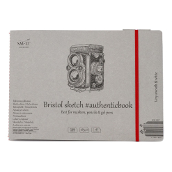 Caiet de desen #authenticbook Bristol 18x185gr