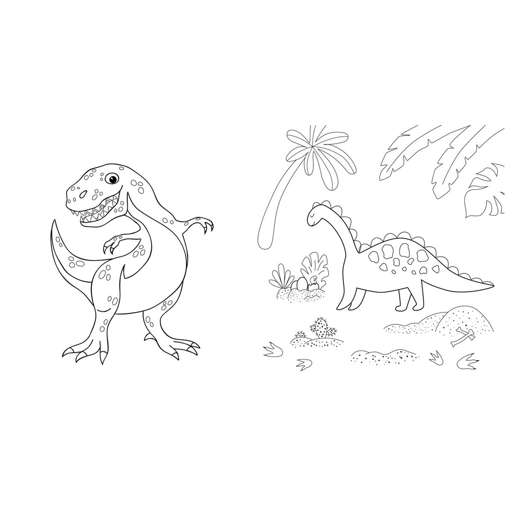 Carti De Colorat Pentru Copii Dinozauri Colorit