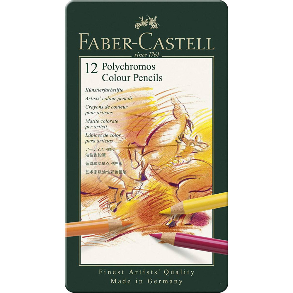 Set creioane colorate Polychromos - 12