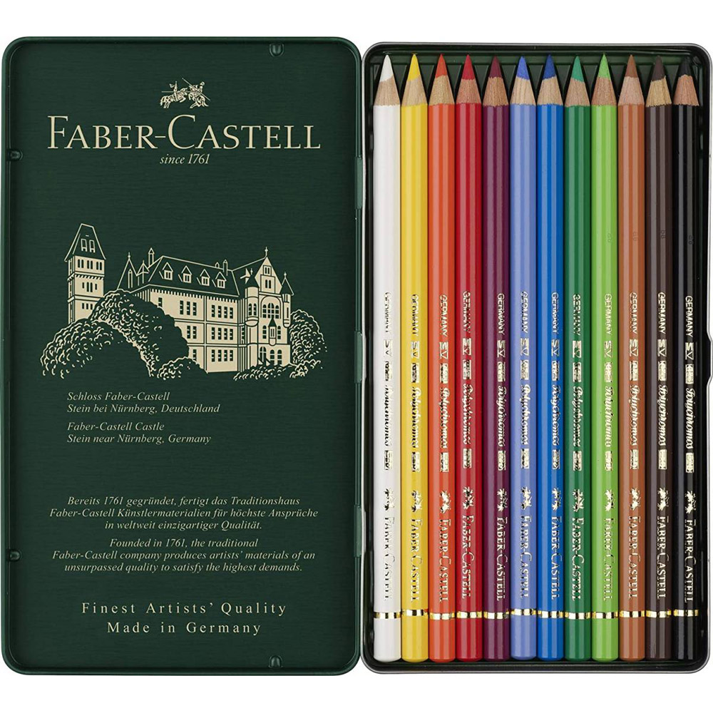 Set creioane colorate Polychromos - 12 - imagine 2