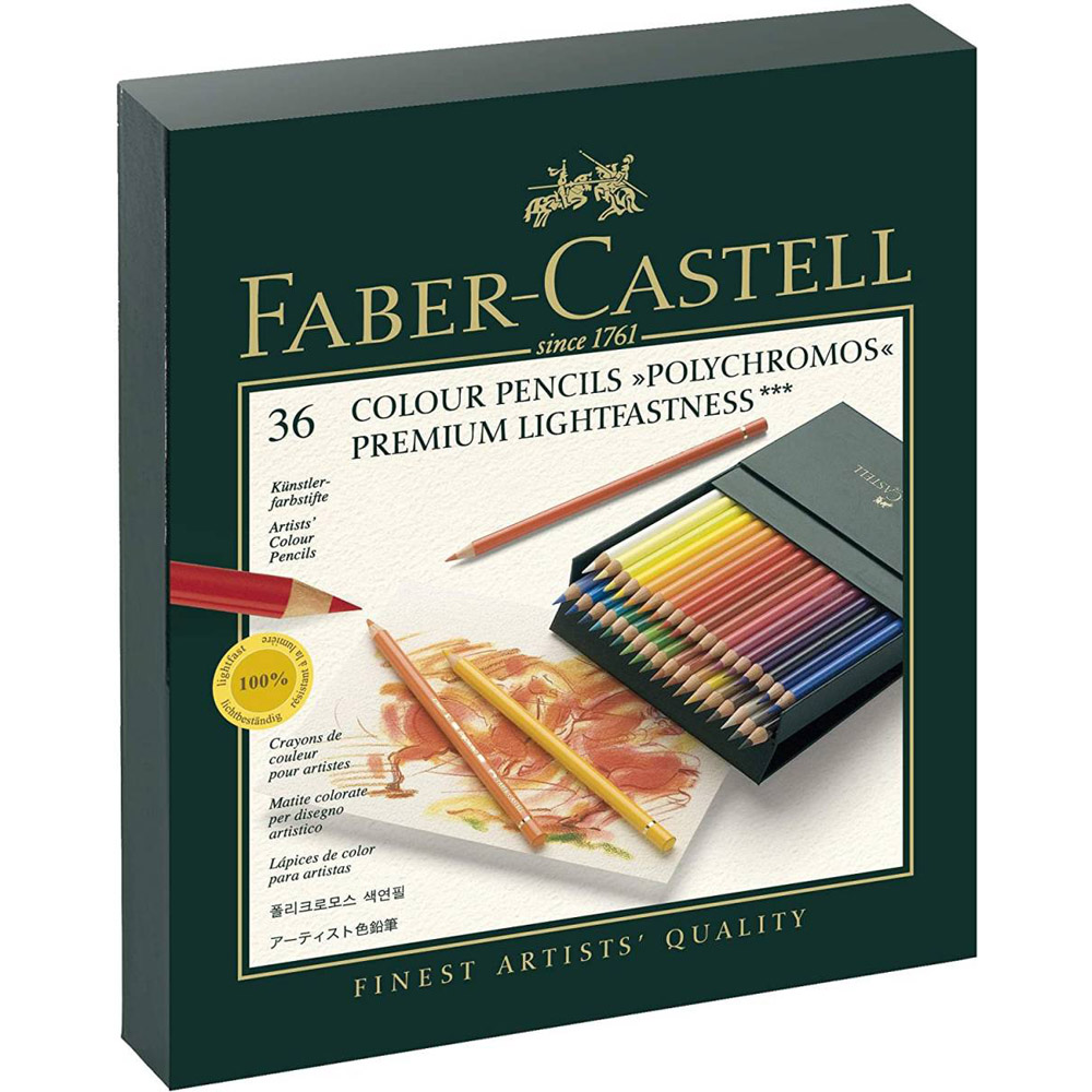 Set creioane colorate Polychromos - 36 carton