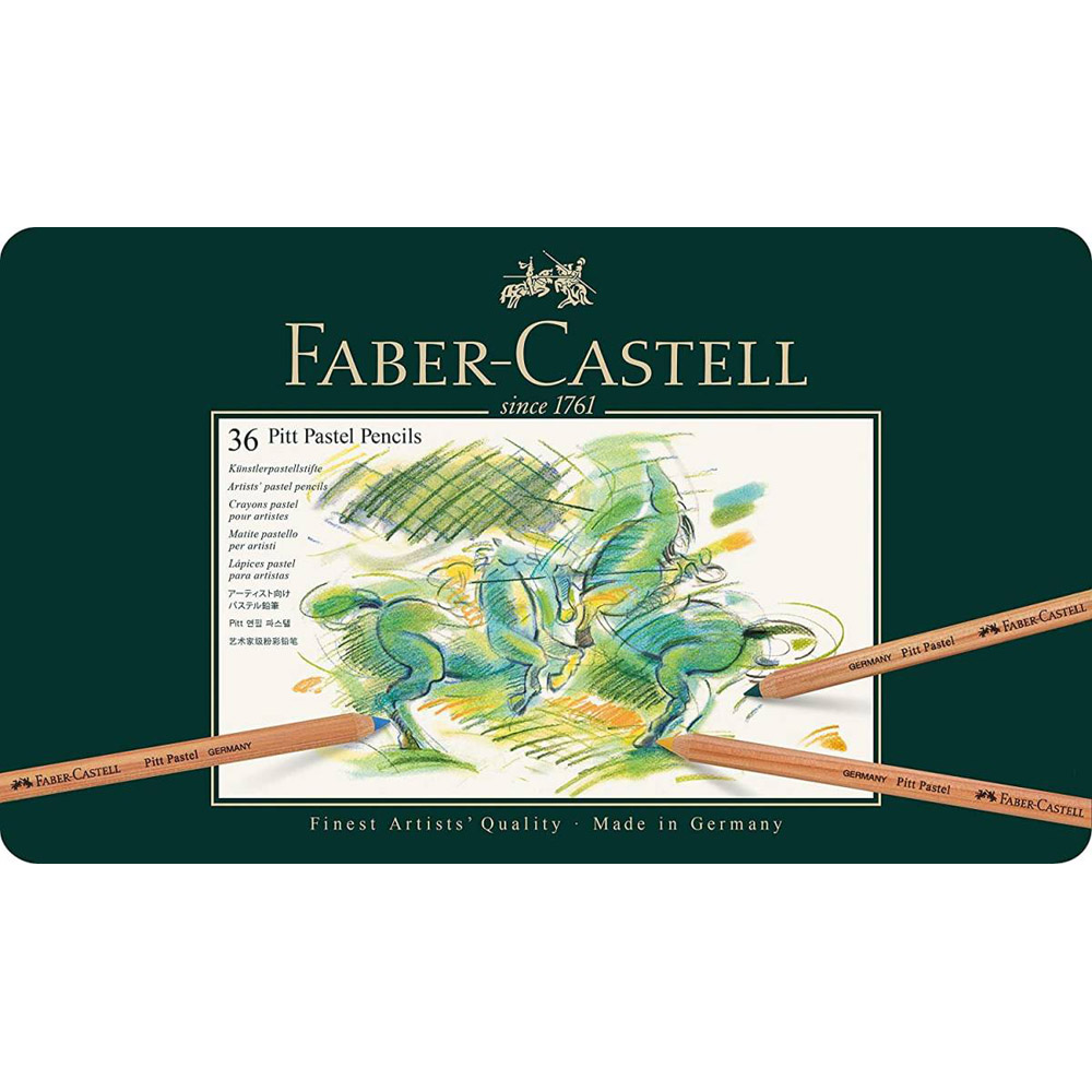 Set creioane colorate FABER-CASTELL Pitt Pastel, 36 culori - imagine 2