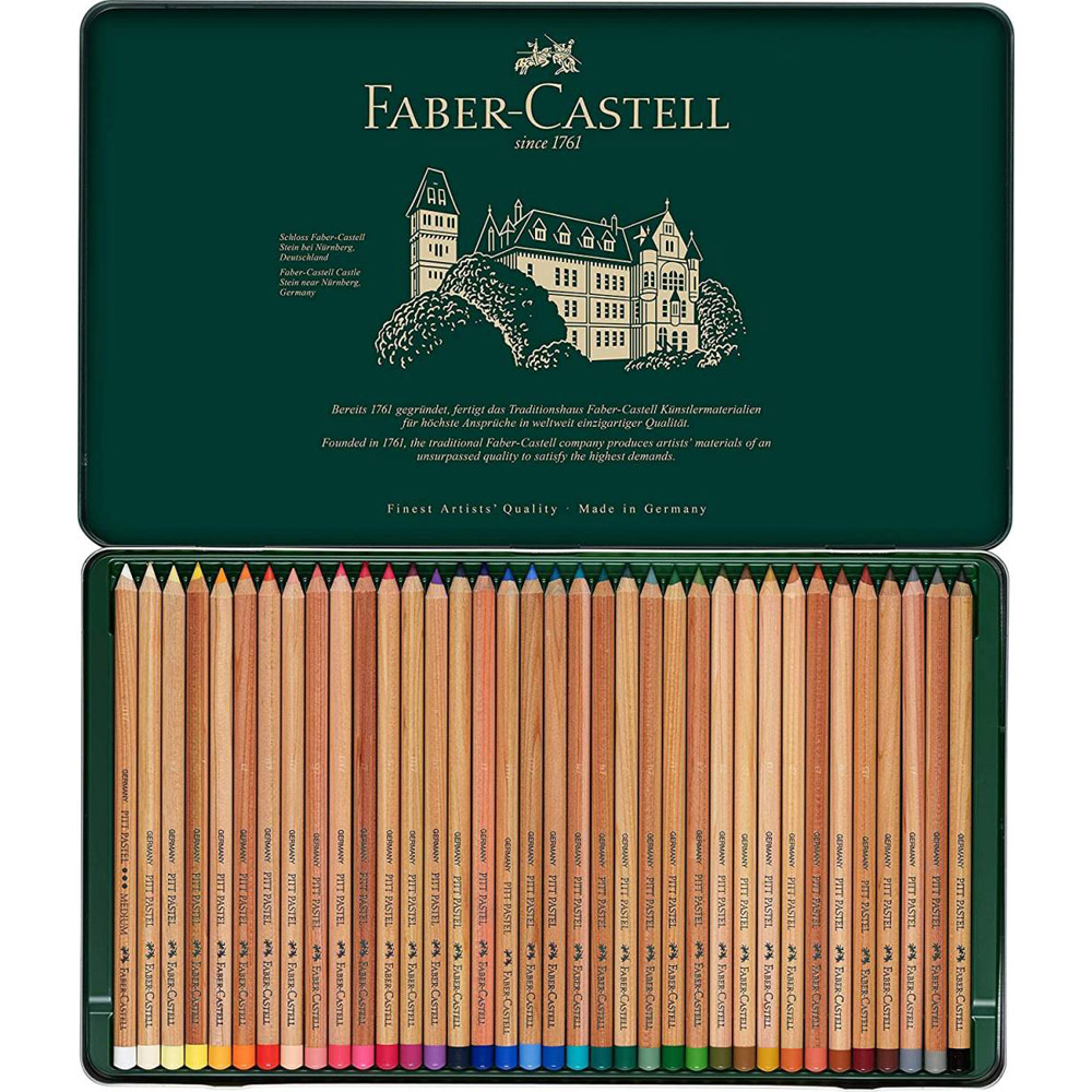 Set creioane colorate FABER-CASTELL Pitt Pastel, 36 culori - imagine 3