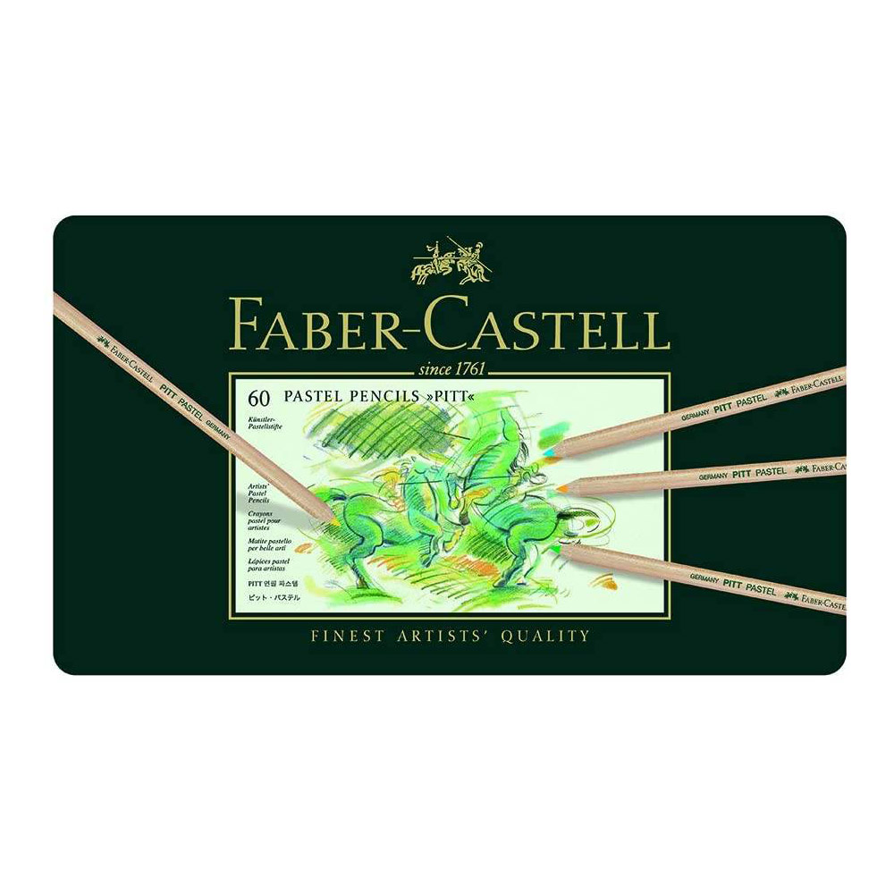 Set creioane colorate FABER-CASTELL Pitt Pastel, 60 culori - imagine 2