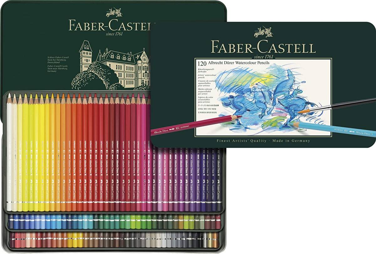Set 120 creioane colorate Faber Castell A. Durrer - imagine 2