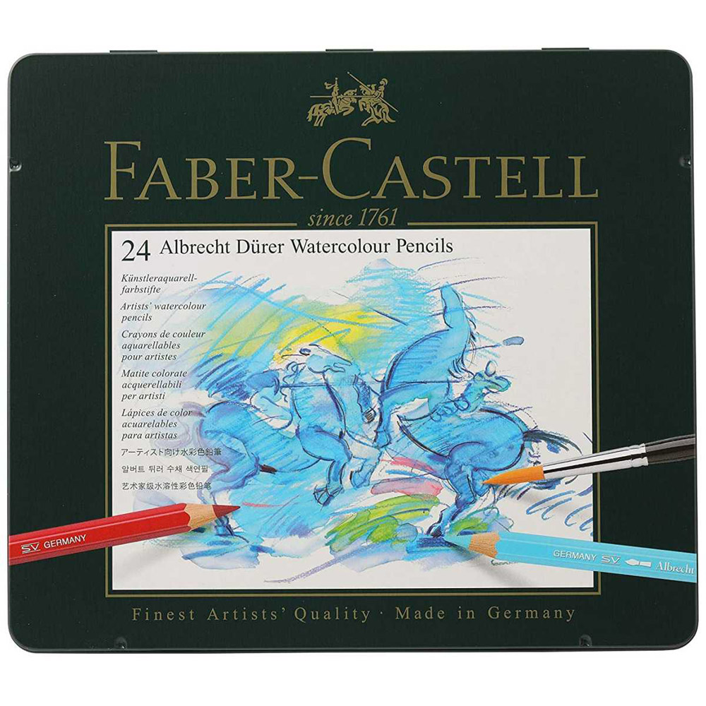 Set 24 creioane colorate Faber Castell A. Durrer