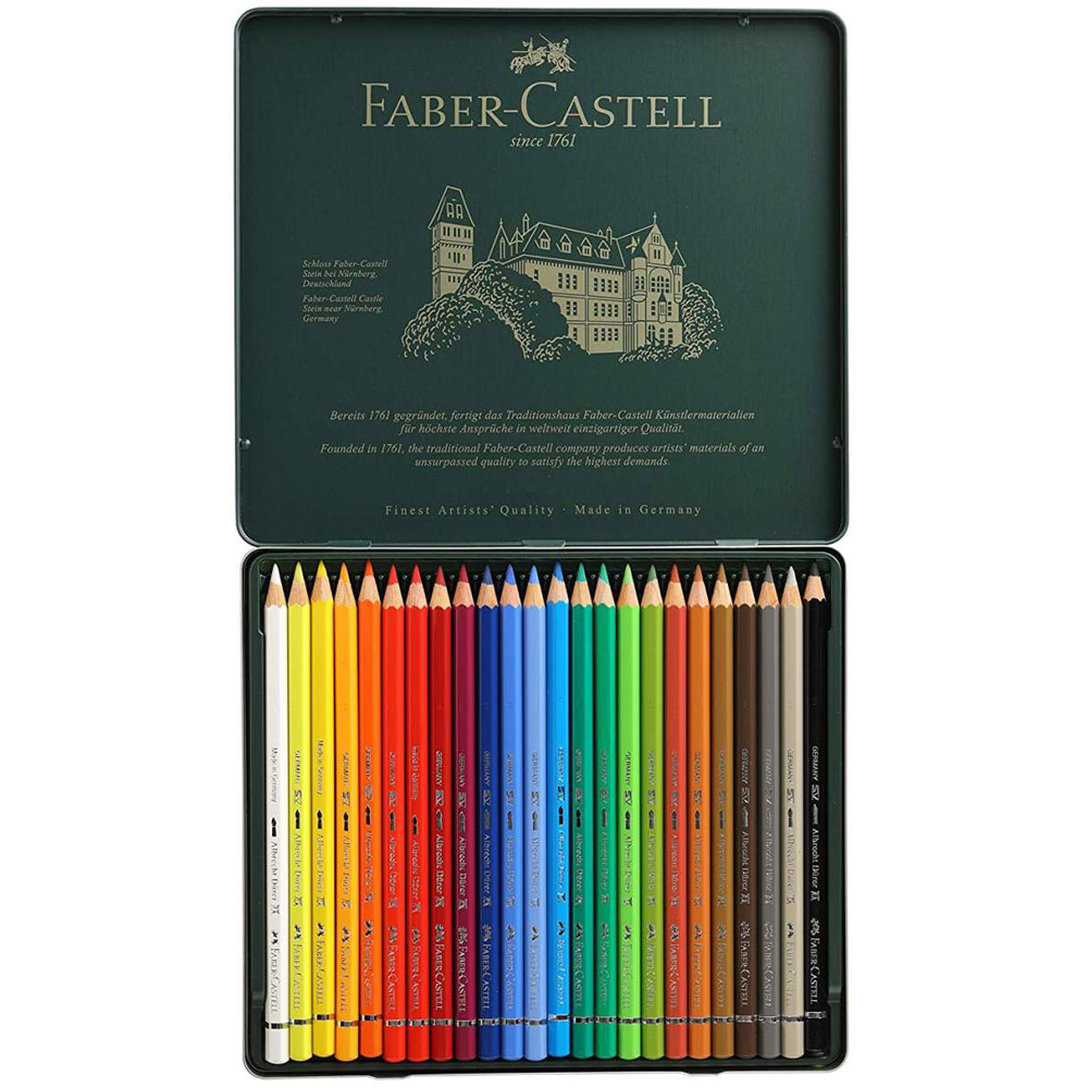 Set 24 creioane colorate Faber Castell A. Durrer - imagine 2