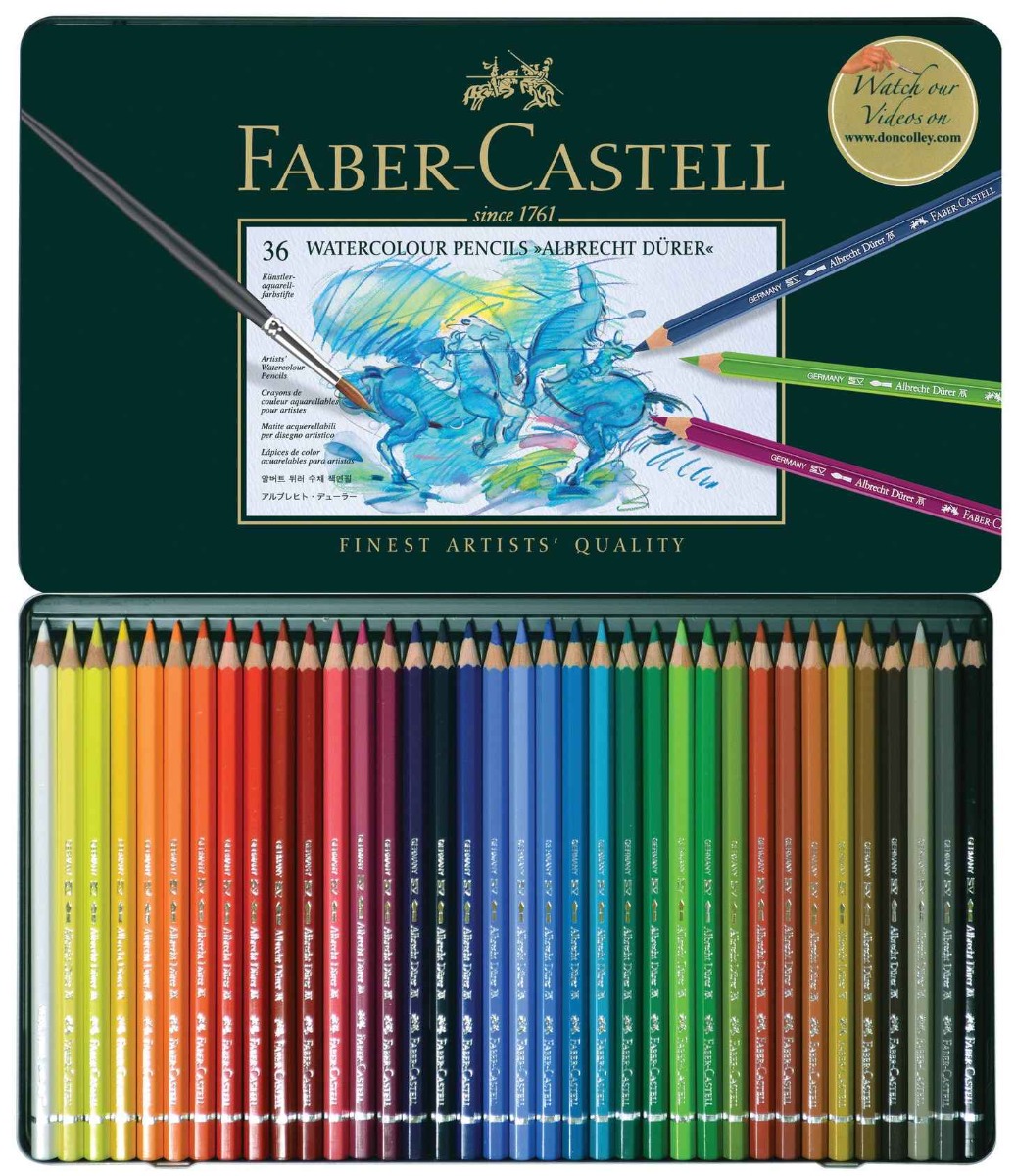 Set 36 creioane colorate Faber Castell A. Durrer - imagine 2