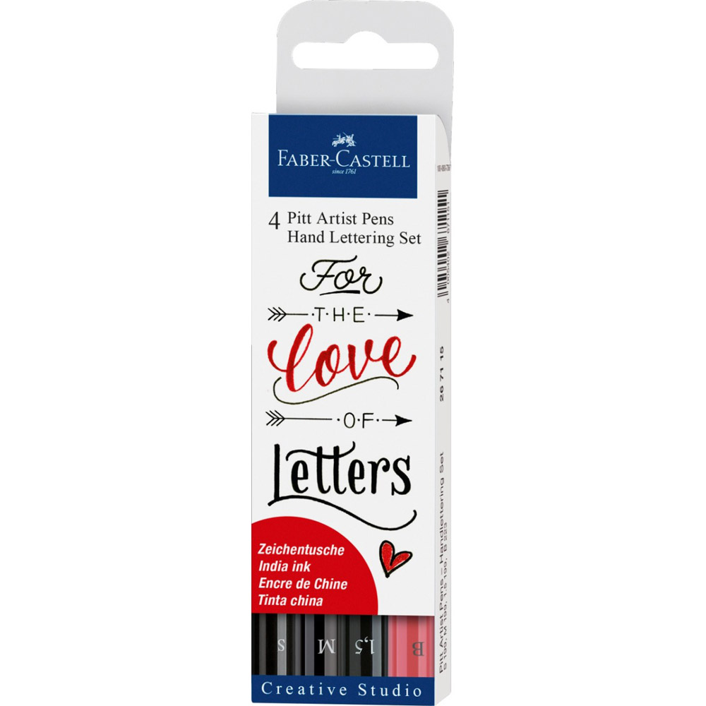 Set desen Faber Castell Pitt Artist Hand Lettering Case 4