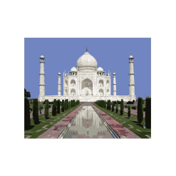 Pictura pe numere - luxury taj mahal