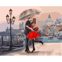 Pictura pe numere - couple in venice