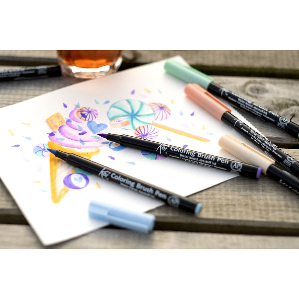 Set carioci Sakura Koi Color Brush - imagine 3