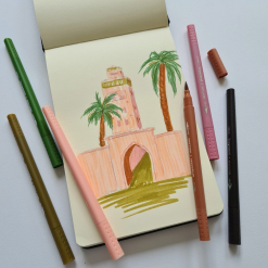 Set carioci Fineliner Brush pen Marrakesh 6 - 60325306