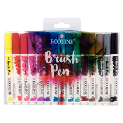 Set carioci Ecoline Brushpen Set 15