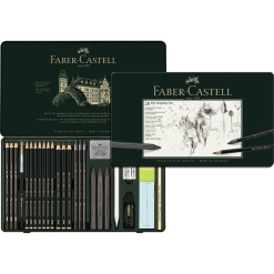 Set creioane Faber Castell Pitt Monochrome - 26