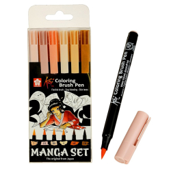 Set carioci Sakura Manga Koi Color Brush 6