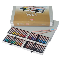 Seturi creioane colorate Bruynzeel Design Pastel Box