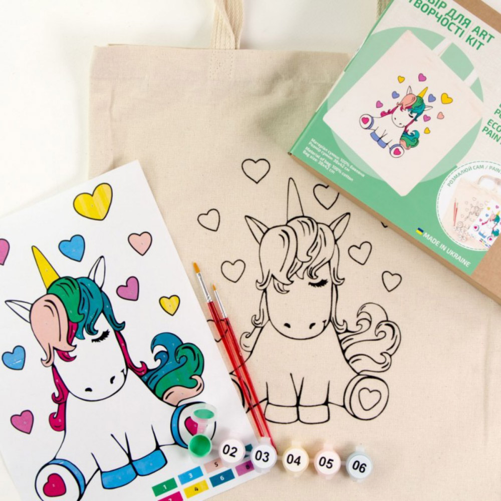 Set creativ Rosa Talent Ecobag Unicorn  - N0003605