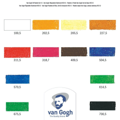 Set pastel gras Van Gogh - 9586xxxx