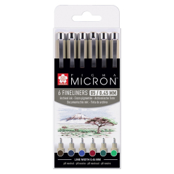 Set Pigma Micron Earth Colors 6