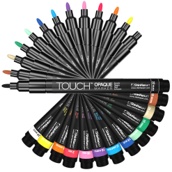 Markere acrilice Touch Opaque Marker Fine