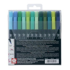 Set carioci tip pensula Sakura Koi Color Brush 48
