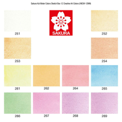 Set acuarele Koi Sketch Box Creative - 12 - XNCW12MH