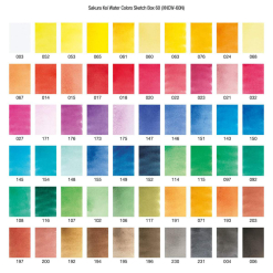 Set acuarele Sakura Koi Watercolor Sketchbox - 60 - XNCW60N