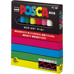 Set markere Posca PC-3MC - 8 culori - PC3M8C