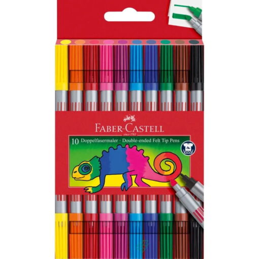 Set Carioci 2 Capete Faber Castell 10 Culori