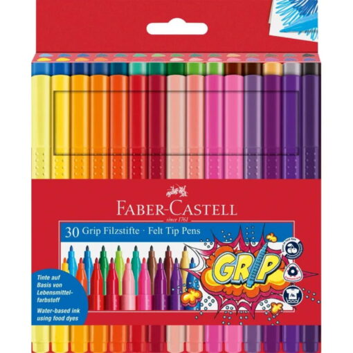 Set Carioci Grip Faber Castell 30 Culori