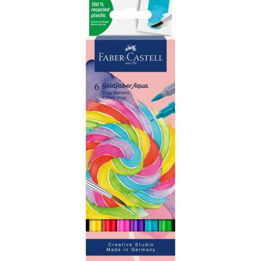 Set Carioci Faber-Castell Goldfaber Aqua Duo Candy Shop 6