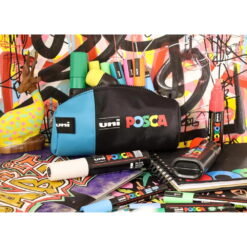 Set carioci Posca Penar 16 Markere - Turcoaz