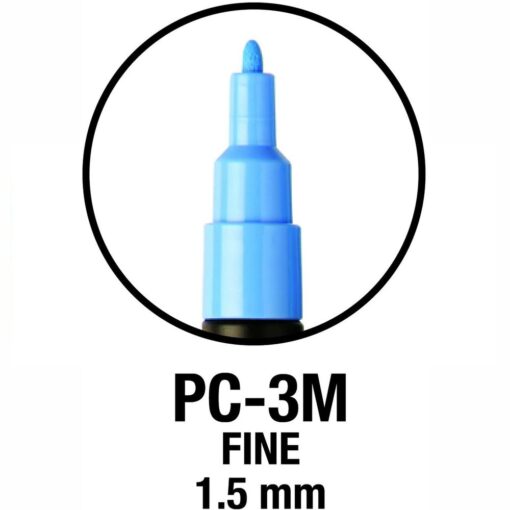 Set carioci Posca PC-3M - 8 Culori - imagine 3