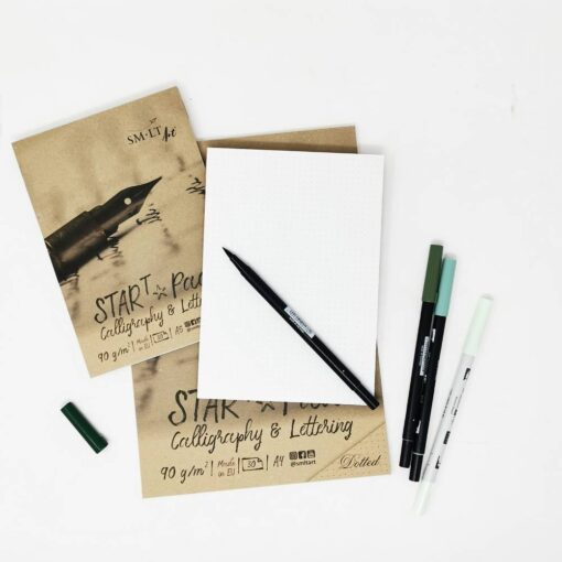 Bloc SMLT START Calligraphy Dotted - imagine 2