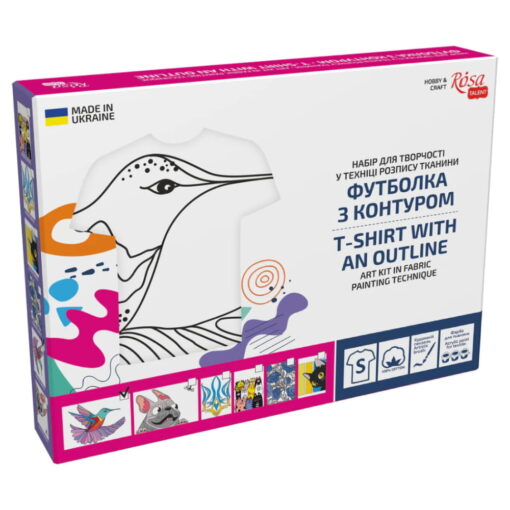 Set pictura pe tricou Rosa Talent Hummingbird