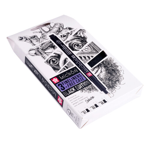 Set 3 linere Sakura Pigma Micron Black + PENAR CADOU - imagine 4