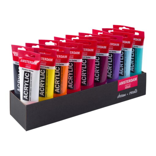 Set 18 culori acrilice Amsterdam 120ml Value Pack
