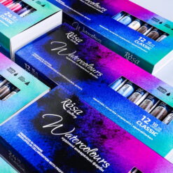 Set 12 acuarele Rosa Gallery Classic 10ml