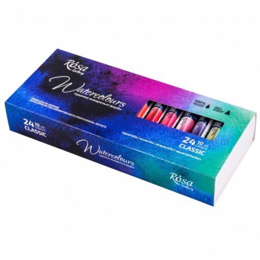 Set 24 acuarele Rosa Gallery Classic 10ml