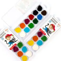 Set 12 acuarele Rosa Kids Cats & Boy