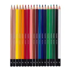 Set 18 creioane colorate Bruynzeel cutie metal