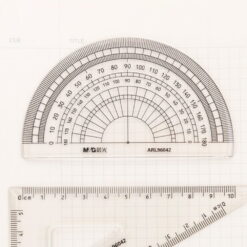 Set geometrie 4 piese cu penar