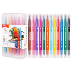 Set carioci cu varf pensula Deli Colour Emotion