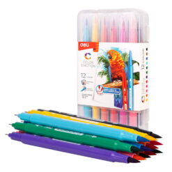 Set carioci cu varf pensula Deli Colour Emotion