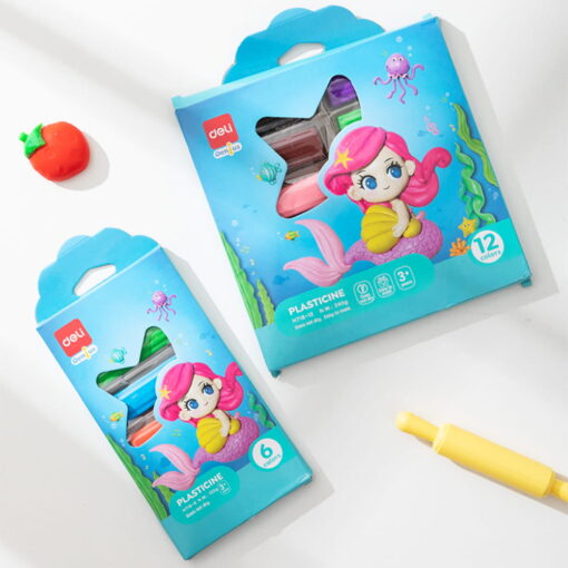 Set plastilina 12 Culori 240g Deli