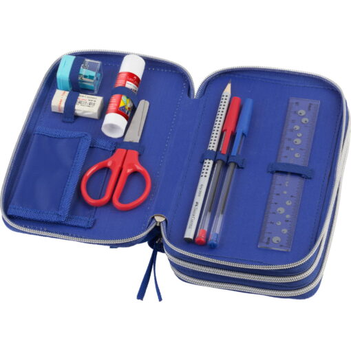 Penar echipat 3 fermoare Dinozaur Faber Castell