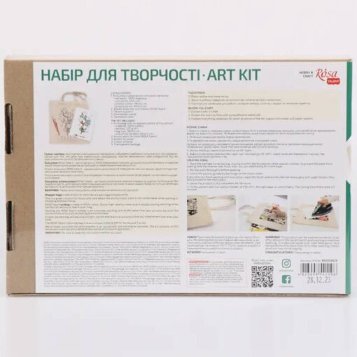 Set creativ Rosa Talent Ecobag Cotton